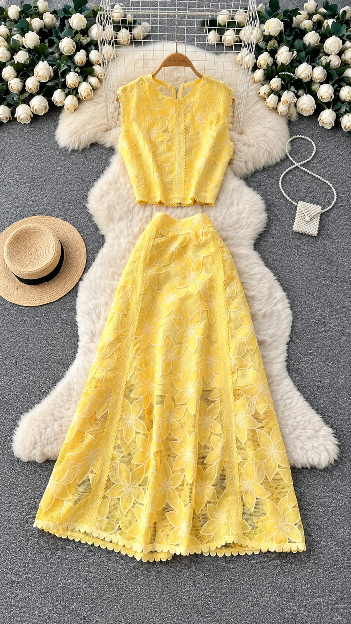 The Bloom Lace Two-Piece Set