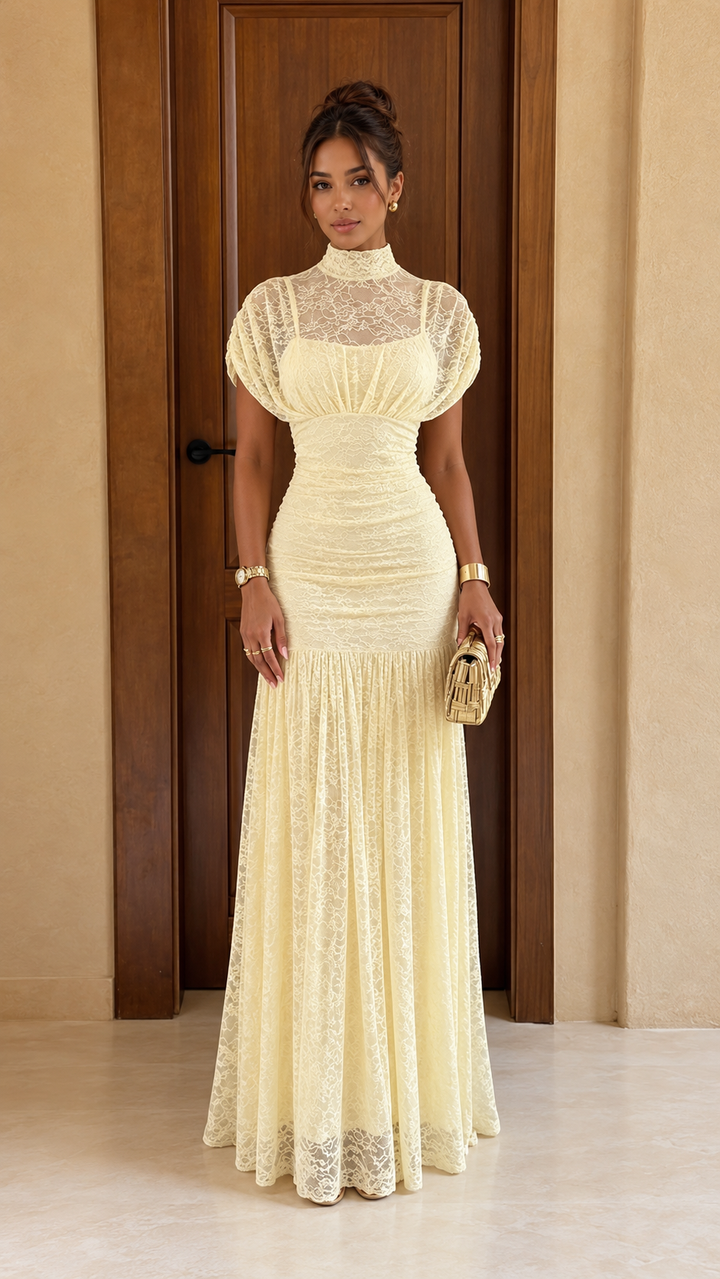Aurelia Lace Maxi Dress