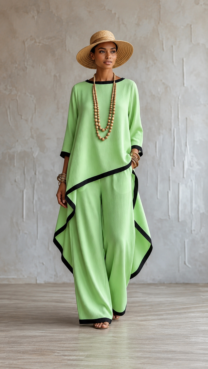 The Amara Contrast Flow Co-ord