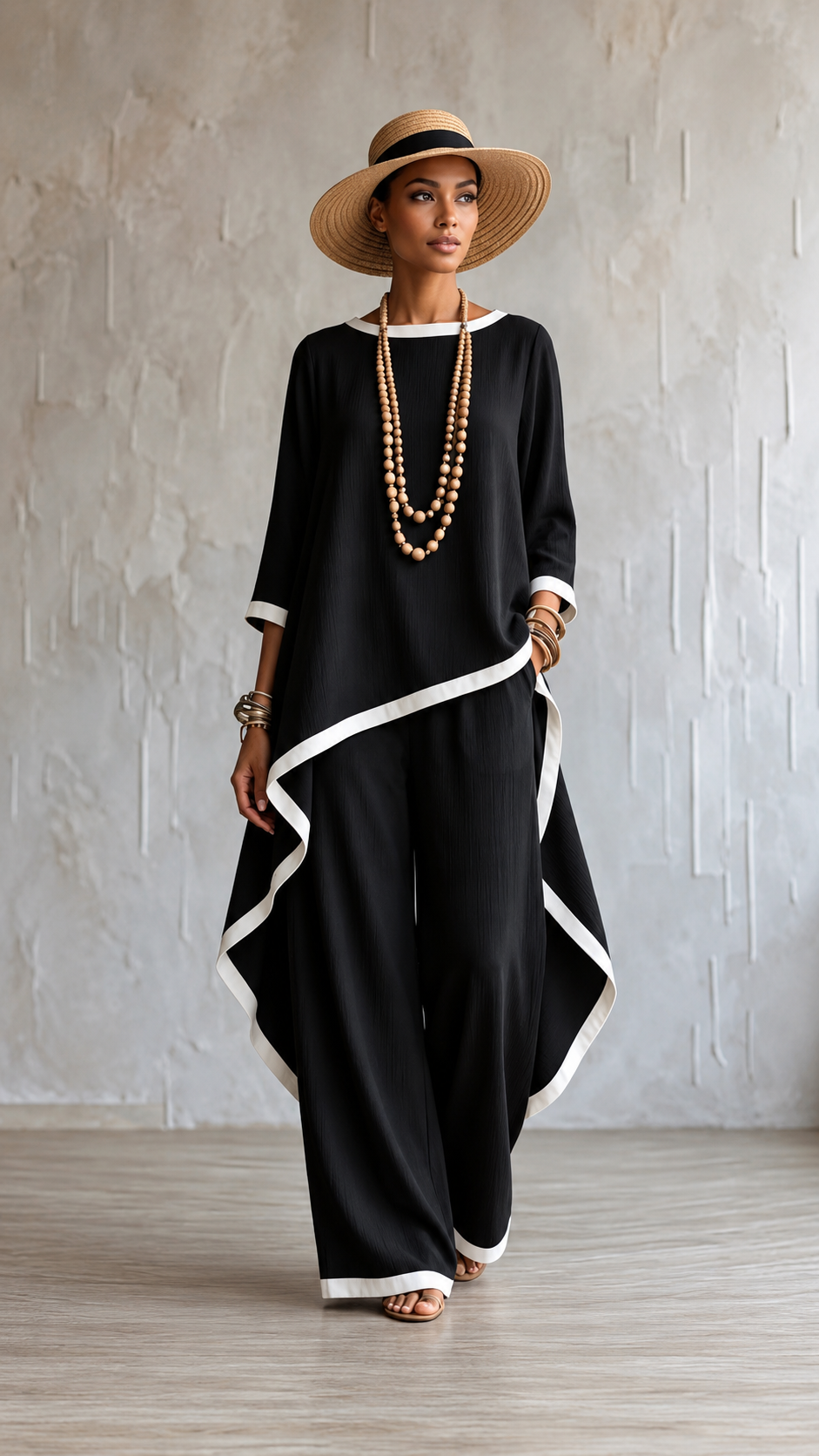 The Amara Contrast Flow Co-ord