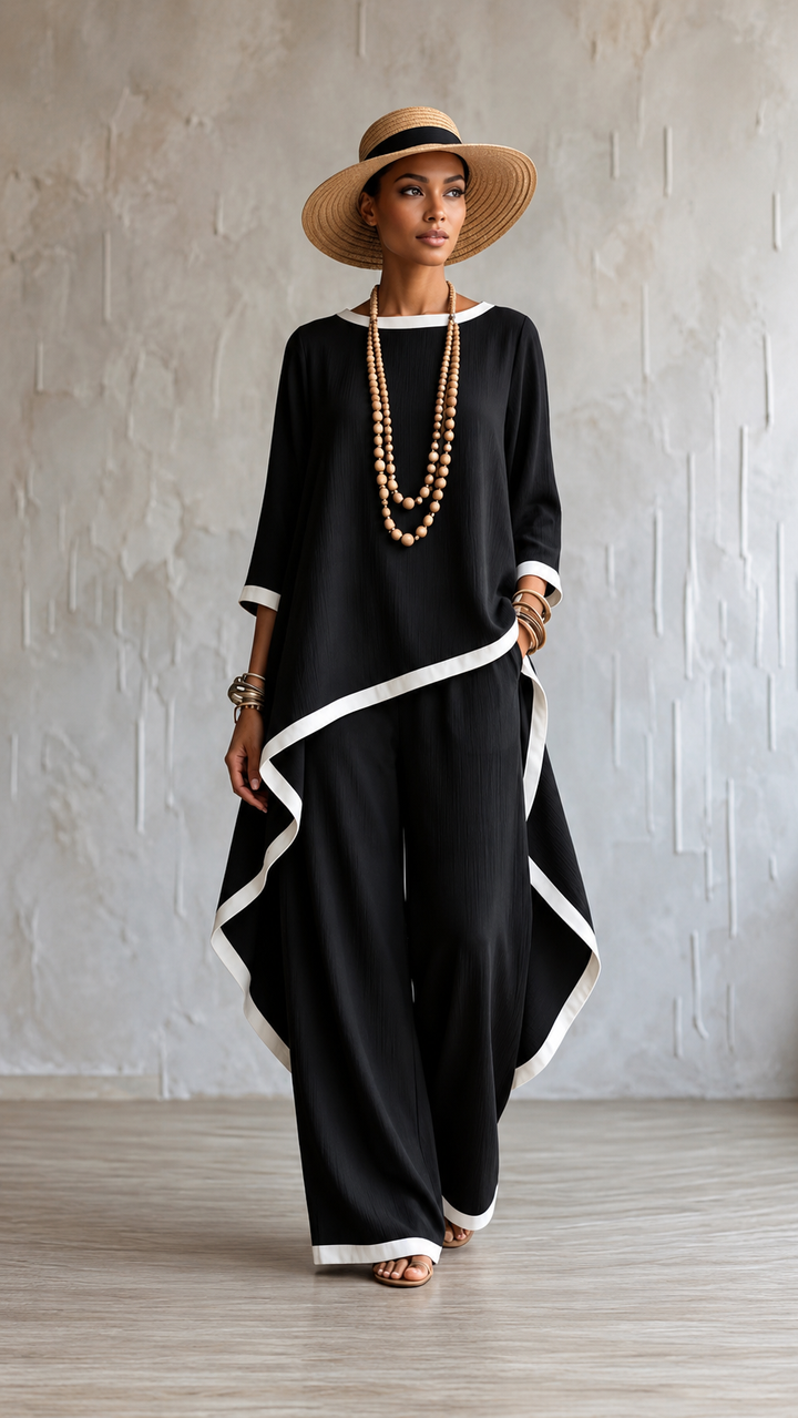 The Amara Contrast Flow Co-ord