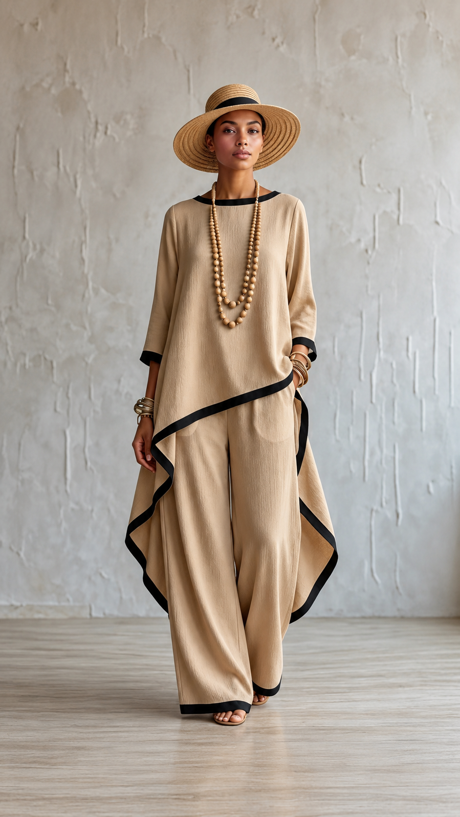 The Amara Contrast Flow Co-ord