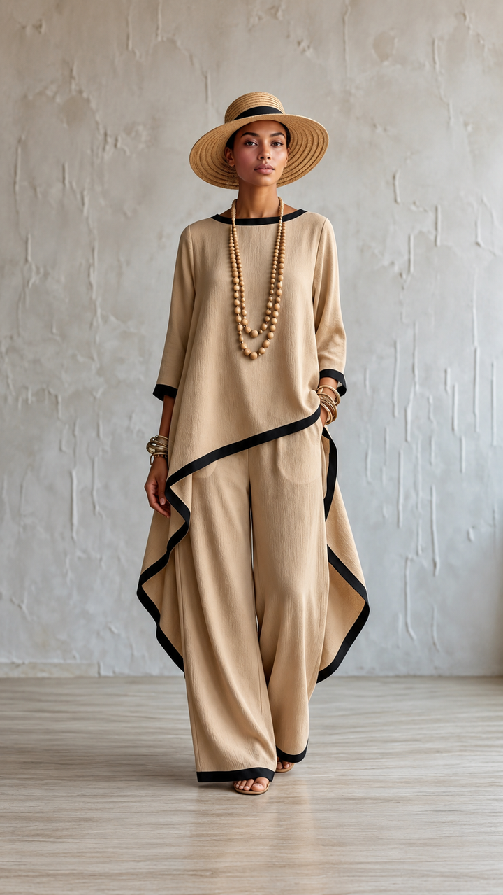 The Amara Contrast Flow Co-ord