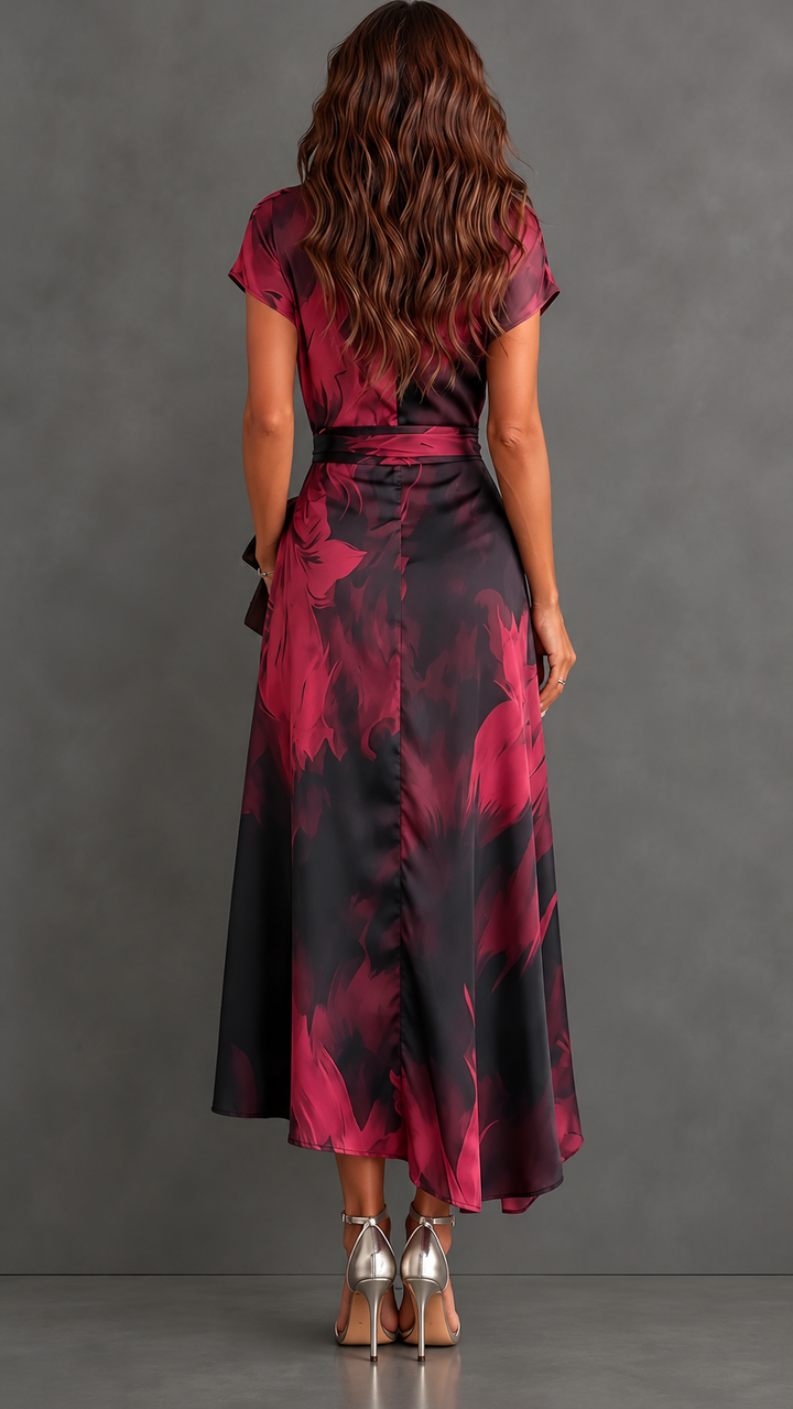 The Élan Wrap Midi Dress