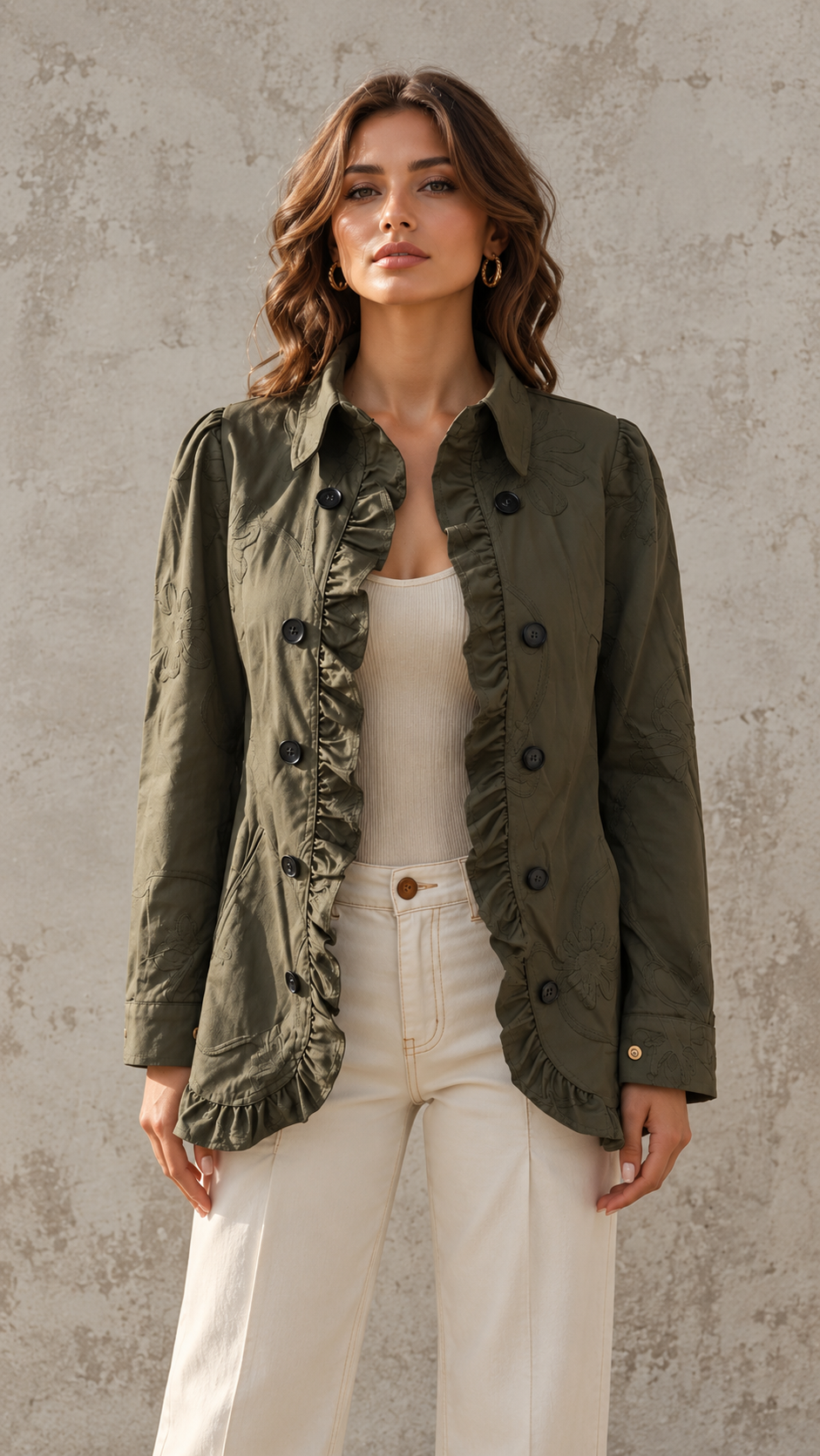 Élara Ruffle Jacket