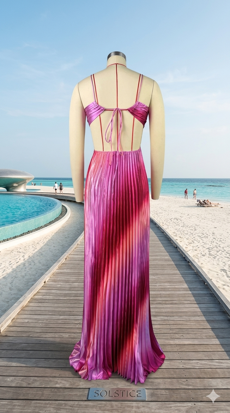 Solstice Satin Maxi Dress