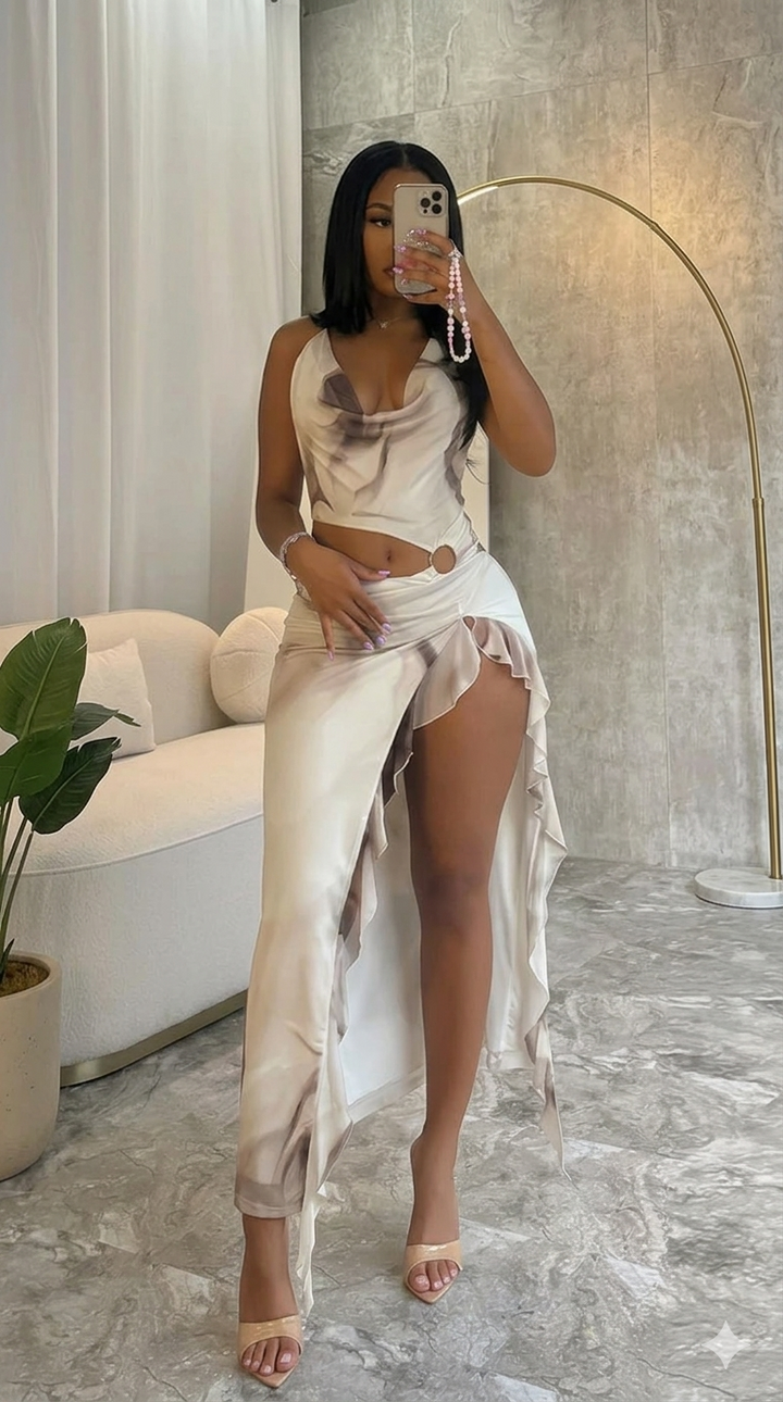 Silk Mirage Drape Set