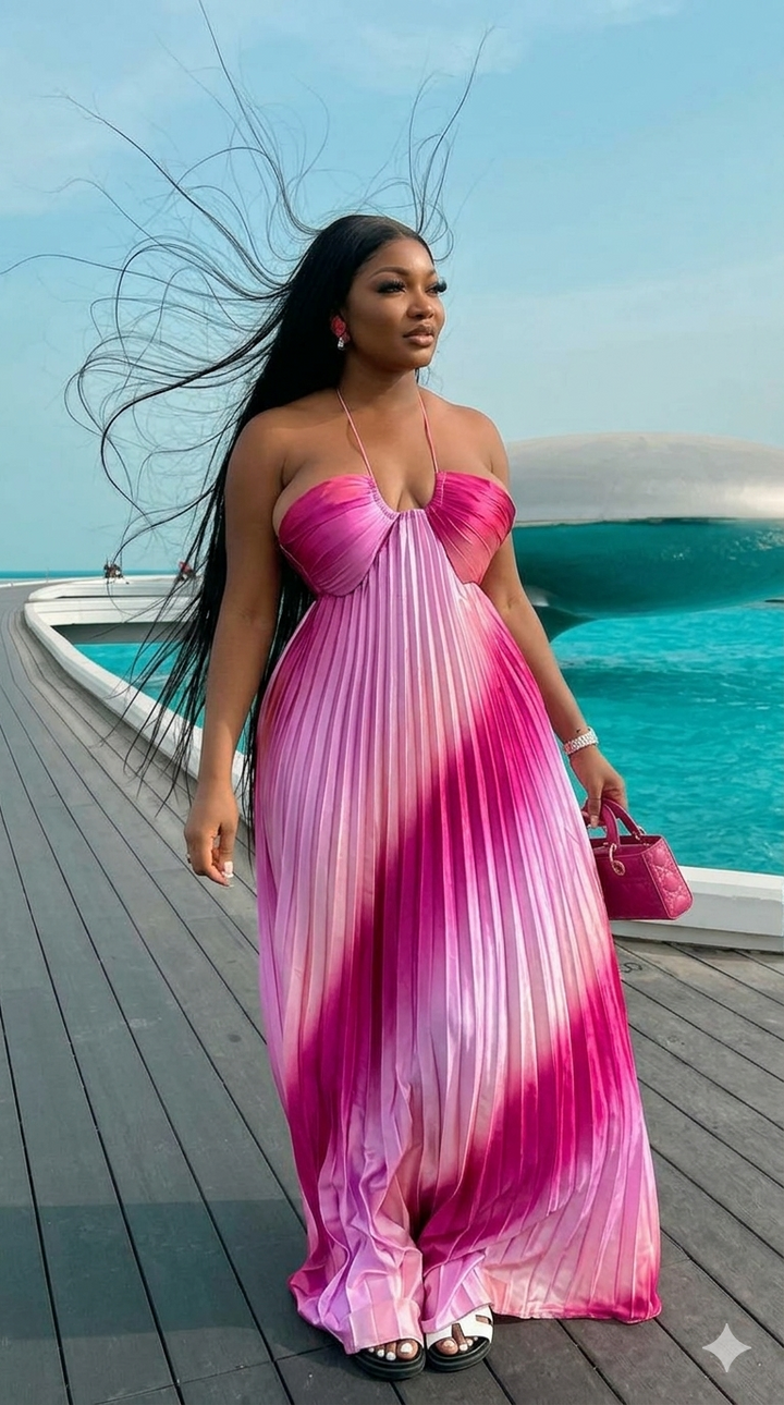 Solstice Satin Maxi Dress