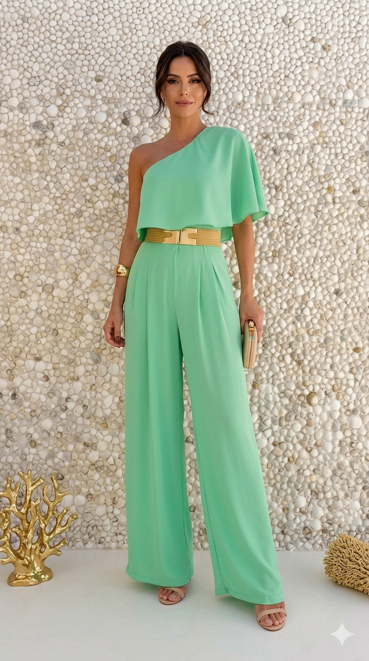 Solara One-Shoulder Jumpsuit