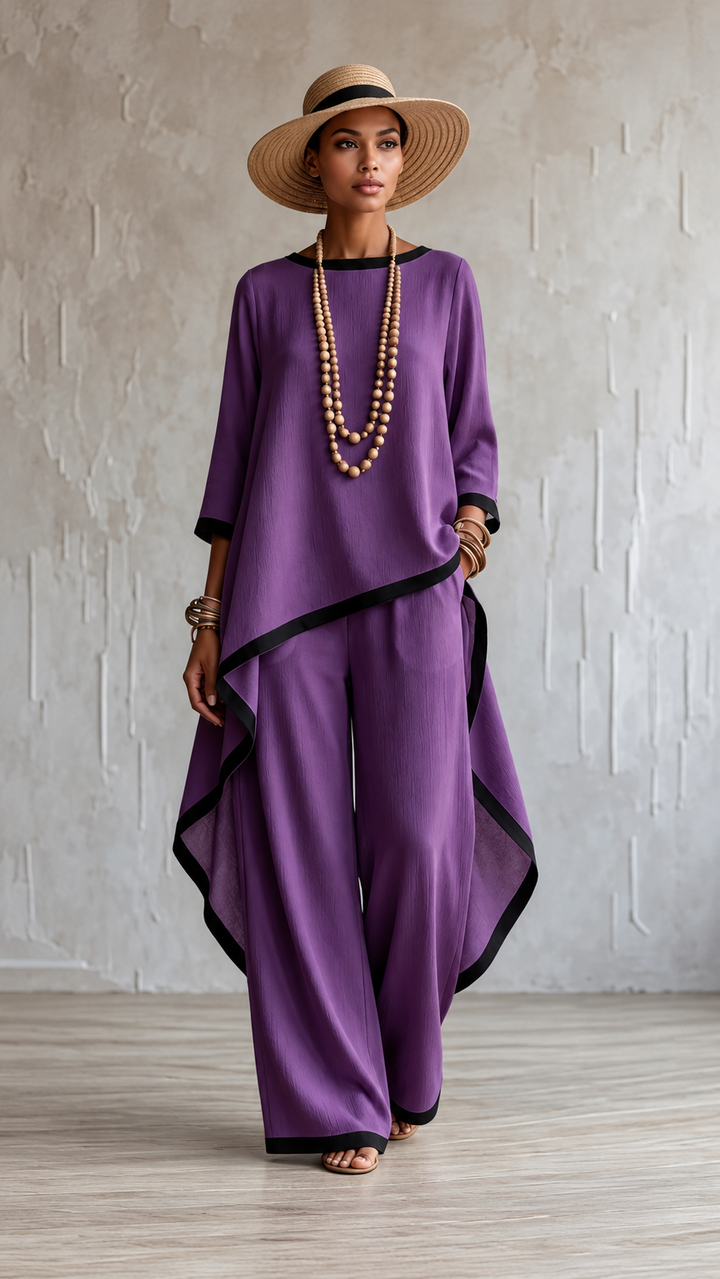 The Amara Contrast Flow Co-ord