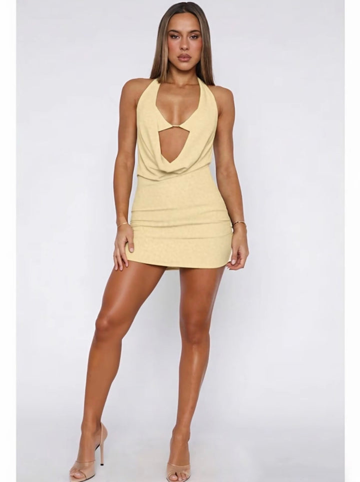 Midnight Allure  Mini Dress