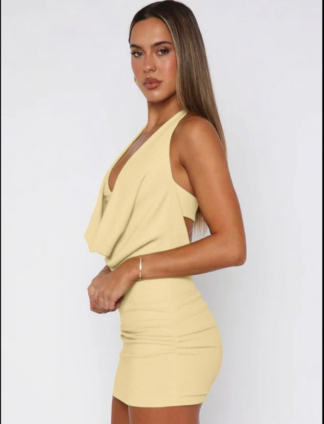 Midnight Allure  Mini Dress