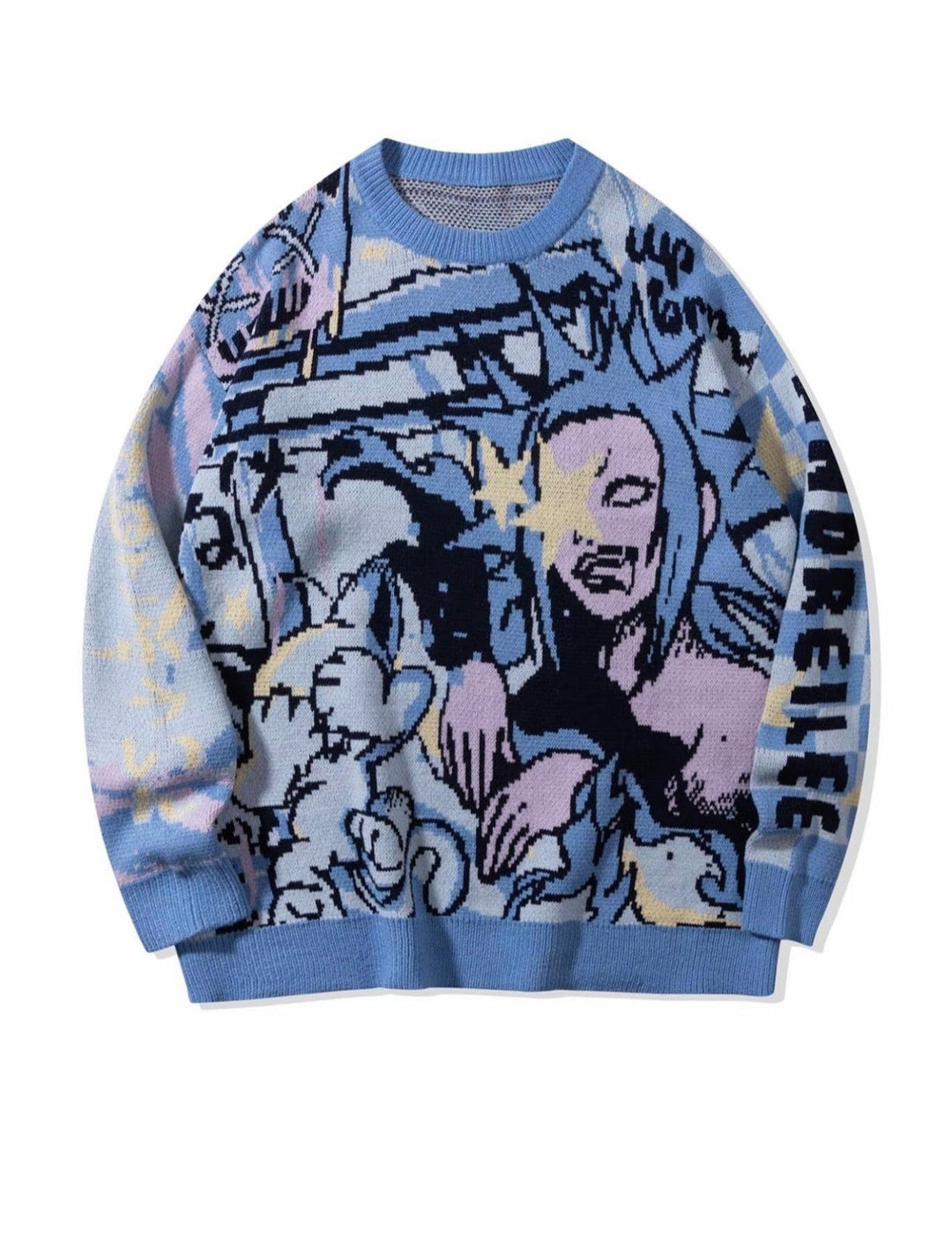 Graphic Knit Sweater