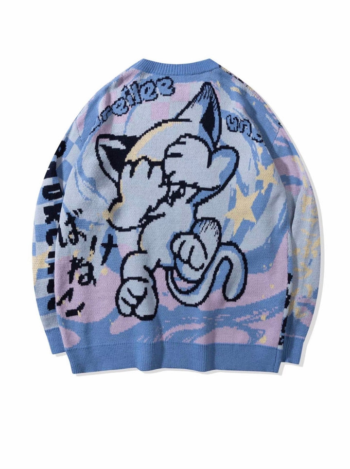 Graphic Knit Sweater