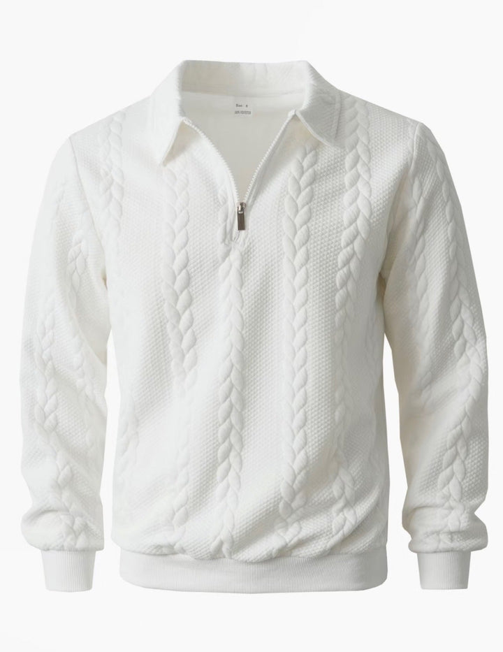 Luxe Quarter-Zip Knit
