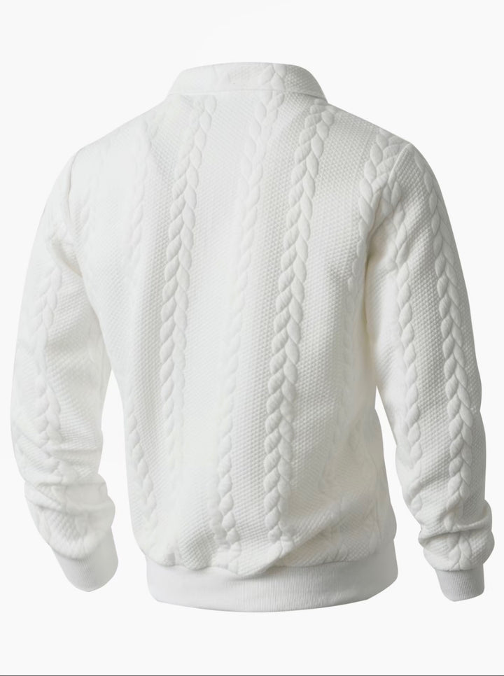 Luxe Quarter-Zip Knit