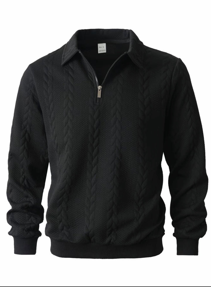 Luxe Quarter-Zip Knit