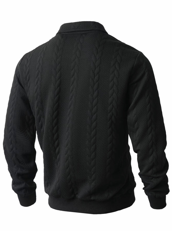 Luxe Quarter-Zip Knit