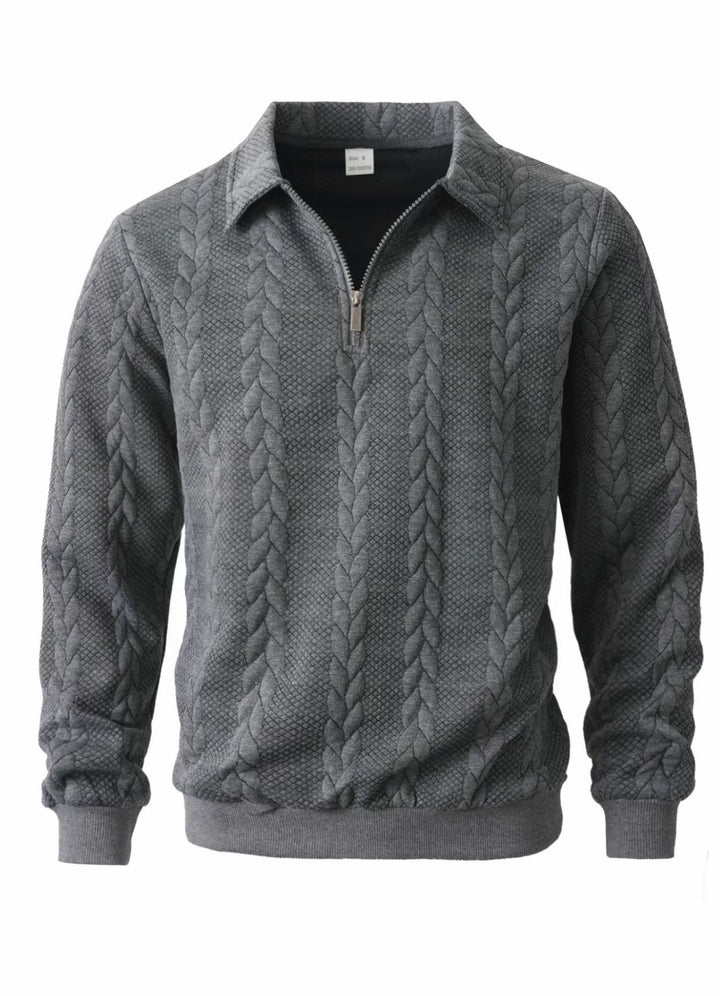 Luxe Quarter-Zip Knit