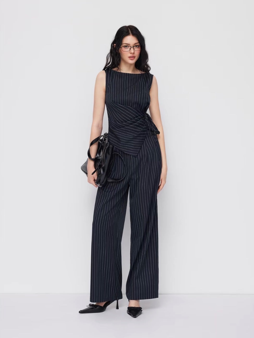 Pinstripe Tailored Set