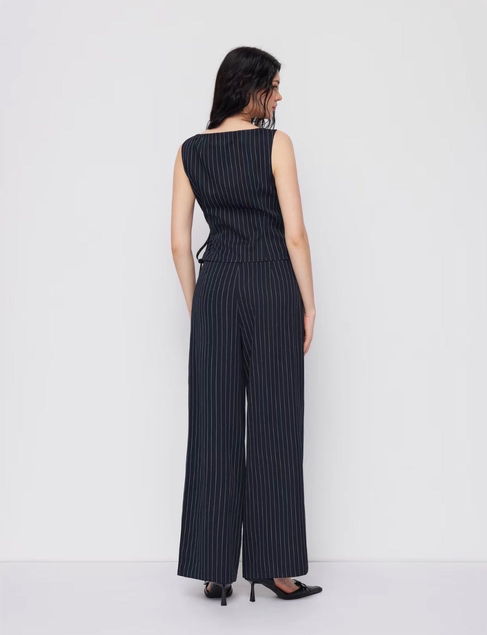 Pinstripe Tailored Set