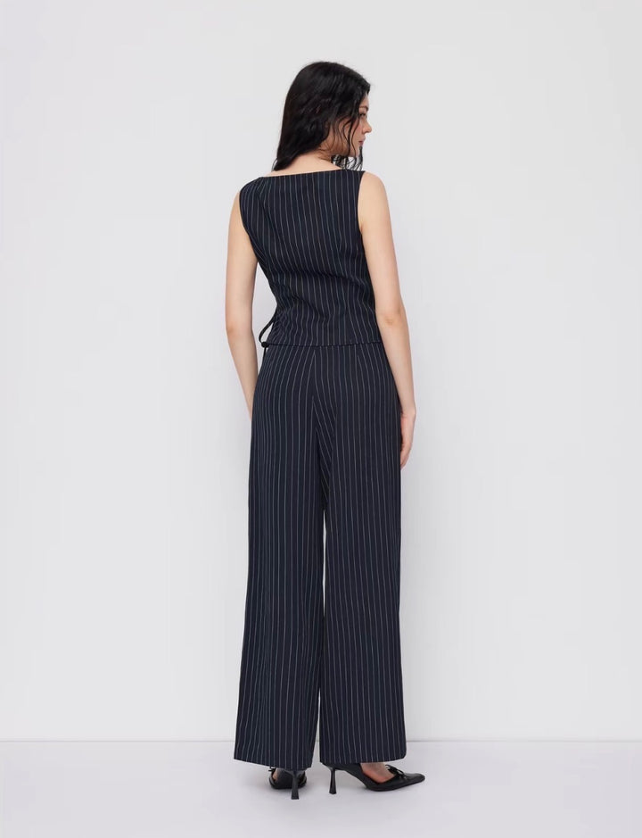 Pinstripe Tailored Set