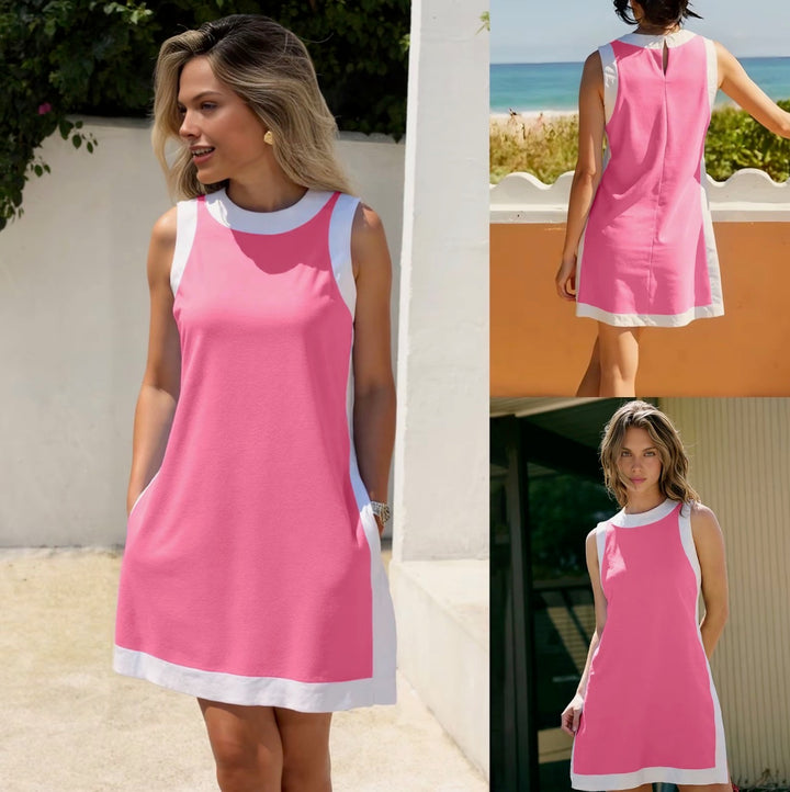 Monaco Contrast Shift Dress