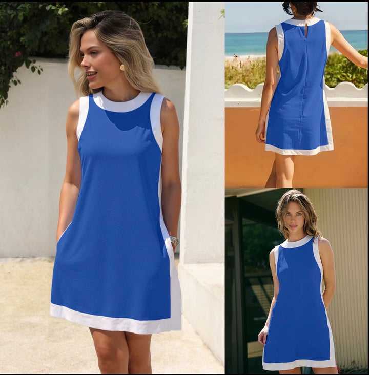 Monaco Contrast Shift Dress