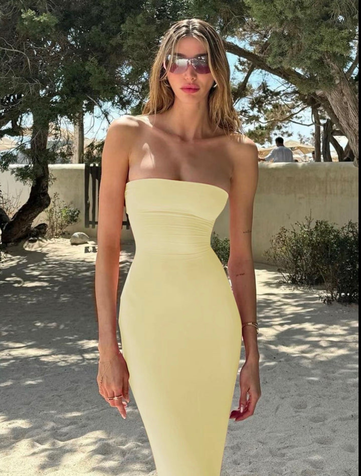 Soleil Contour Maxi Dress