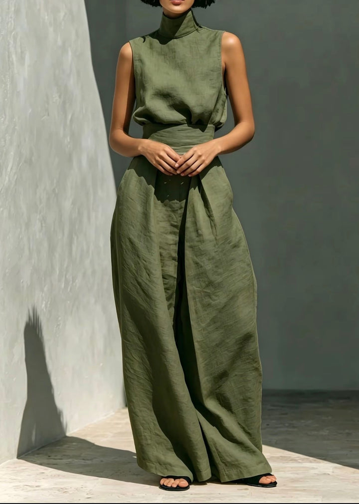 LunaVeil Linen Jumpsuit
