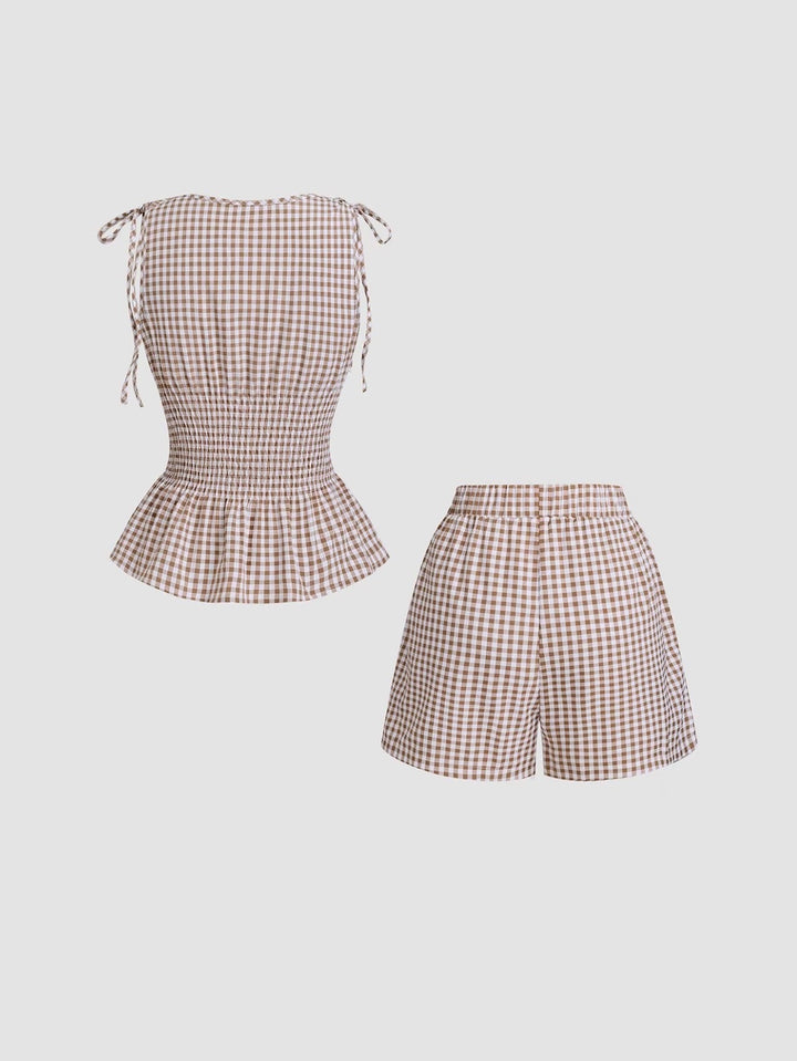 Gingham Picnic Set