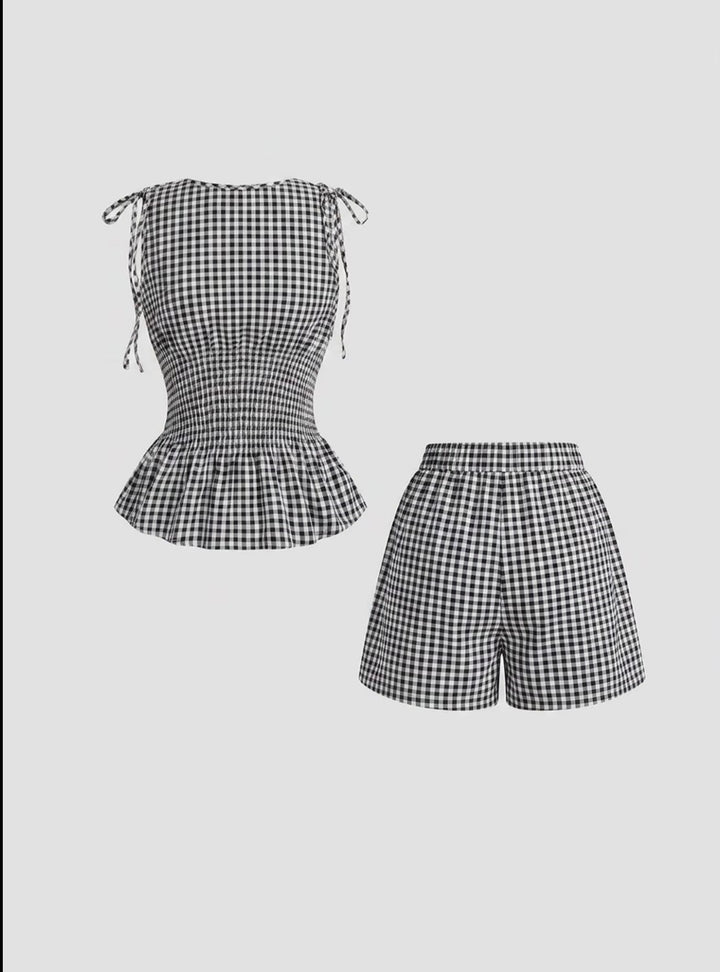Gingham Picnic Set