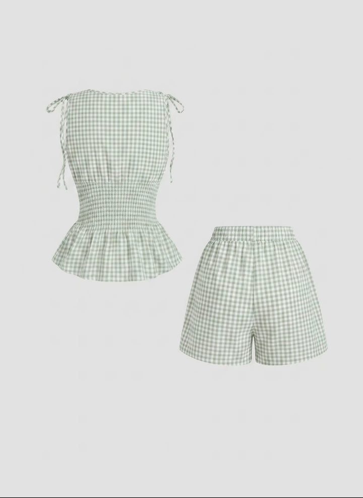Gingham Picnic Set