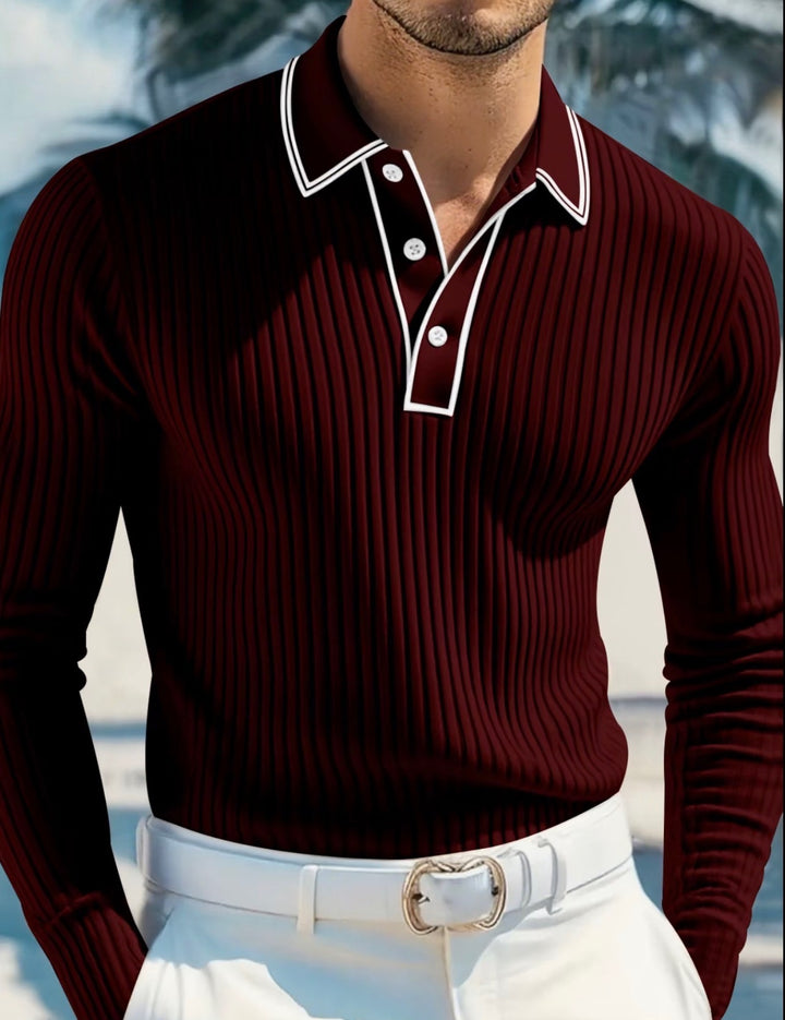 Men's Polo Shirt Collard Top