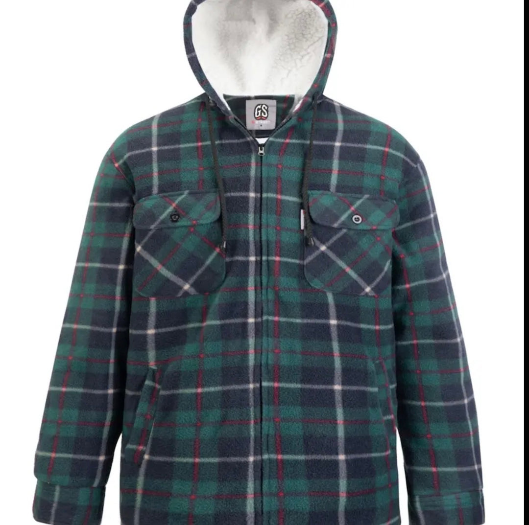 Sherpa-Lined Hooded Jacket