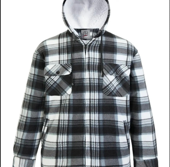 Sherpa-Lined Hooded Jacket