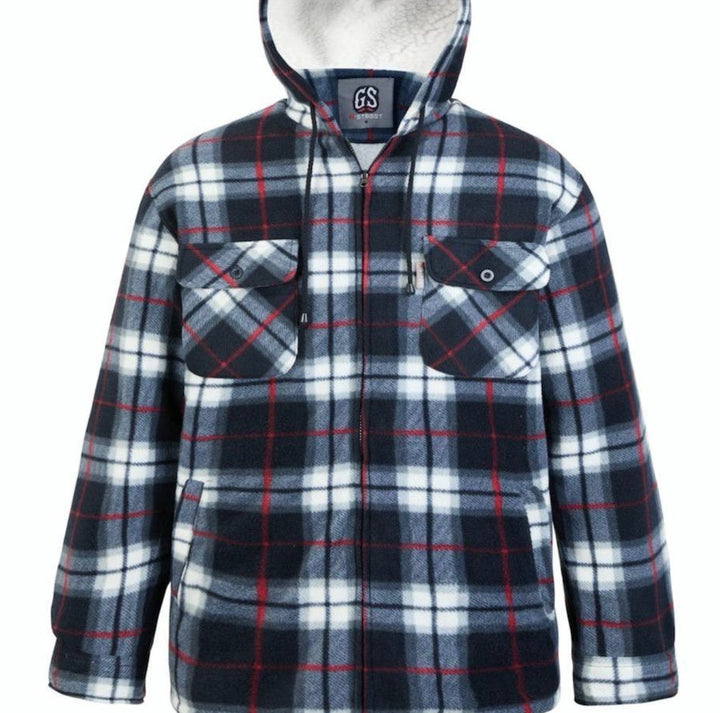 Sherpa-Lined Hooded Jacket
