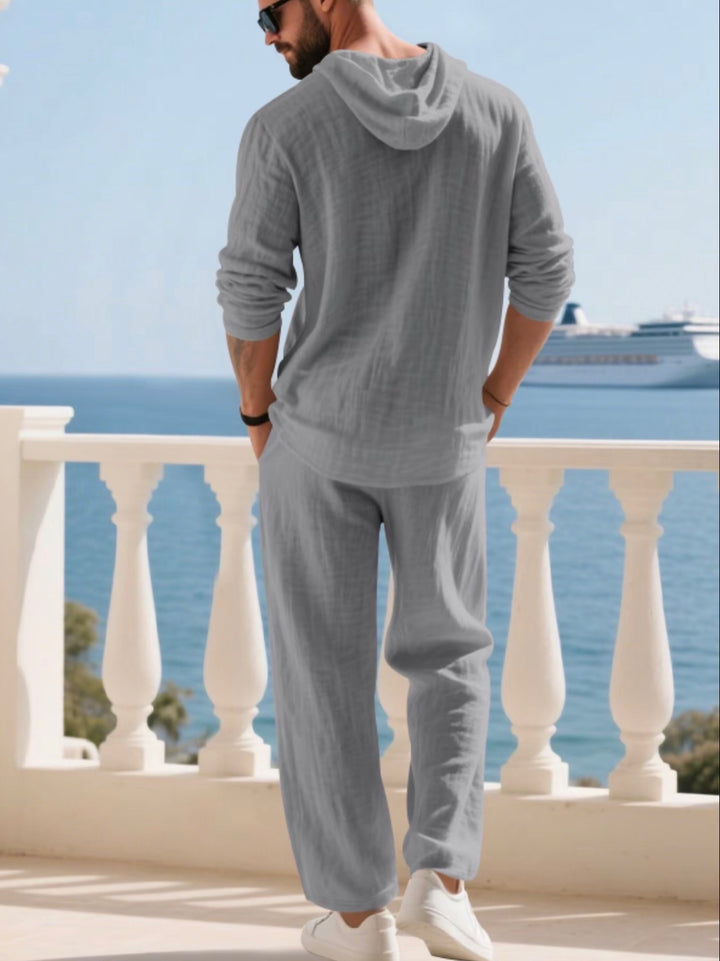 Santorini Breeze Linen Set