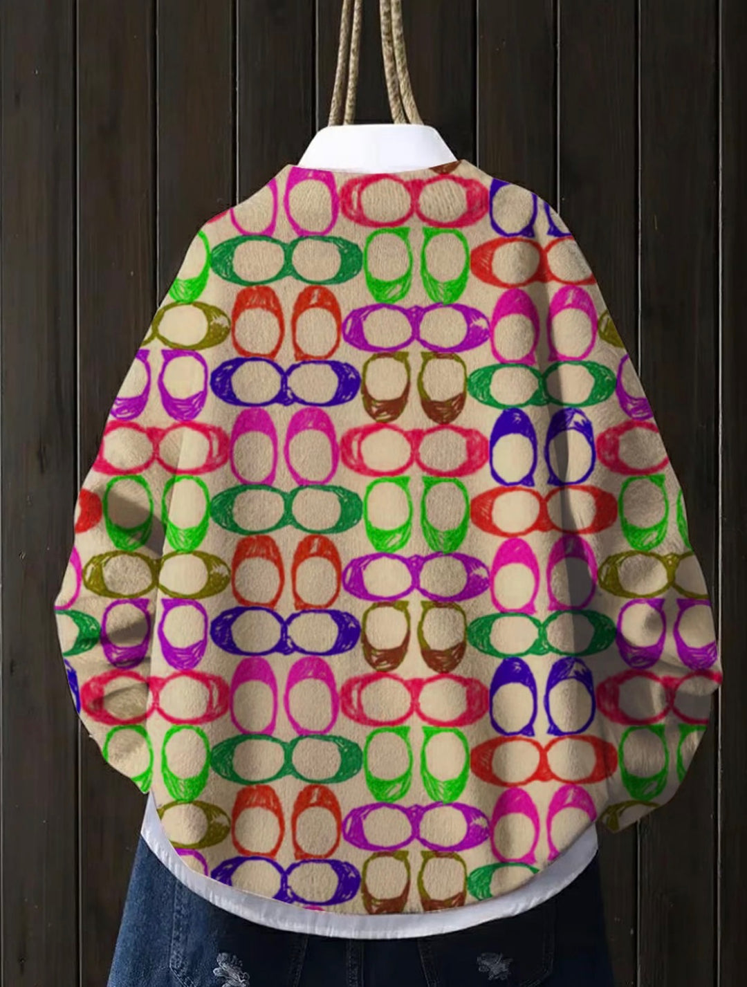 Retro Bloom Knit Sweater