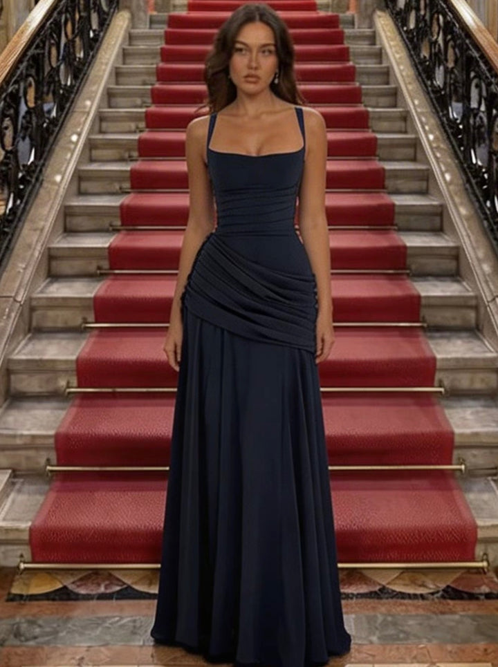 Élara Solène™ Draped Maxi Dress