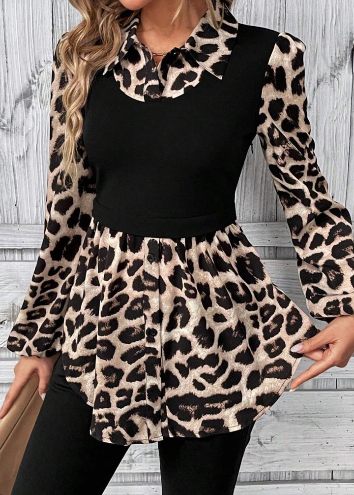 Leopard Luxe Top