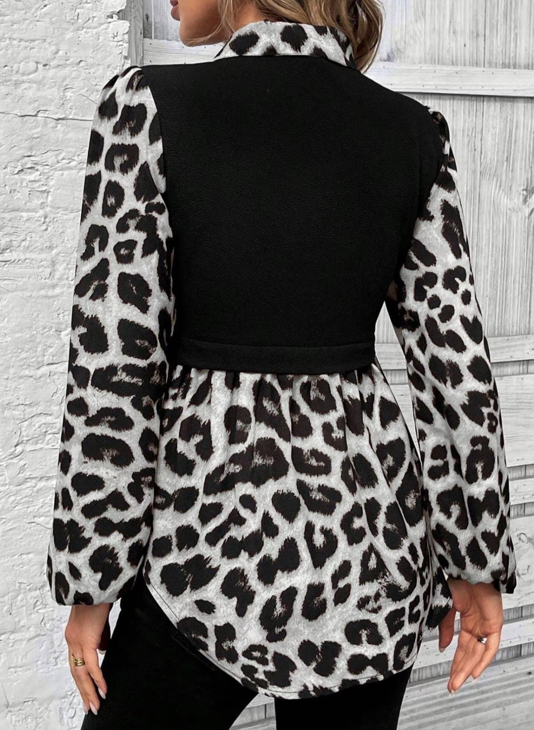 Leopard Luxe Top