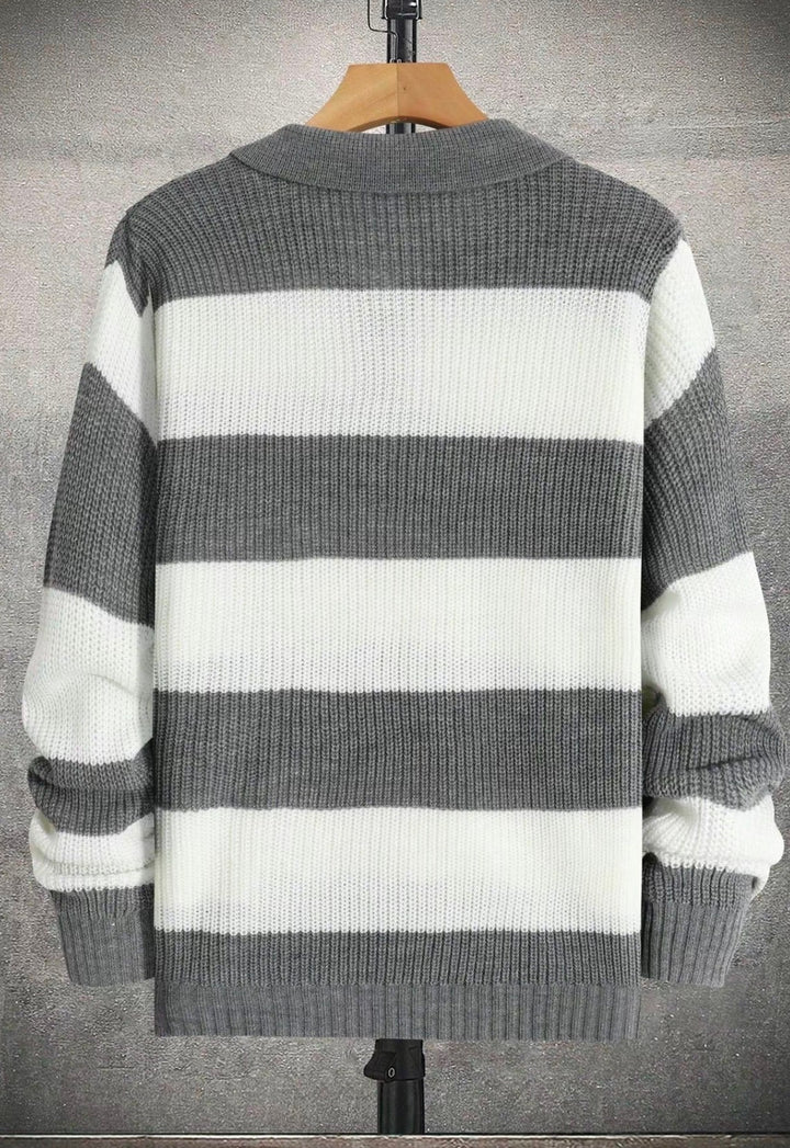 Monochrome Polo Knit