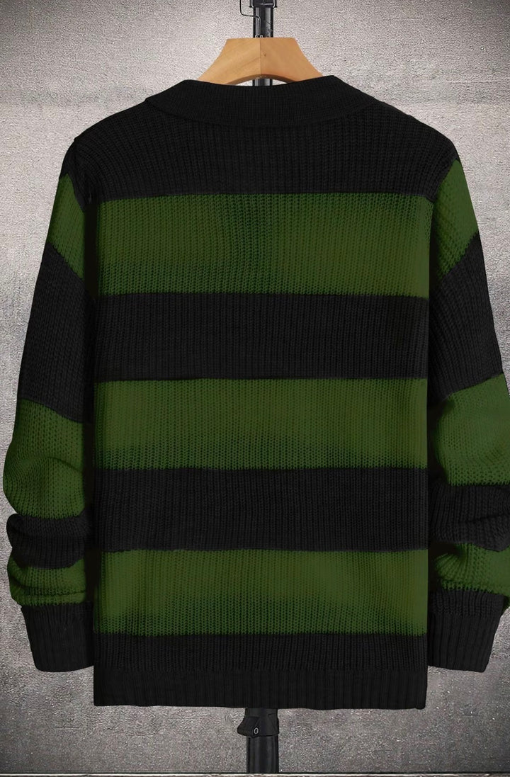 Monochrome Polo Knit