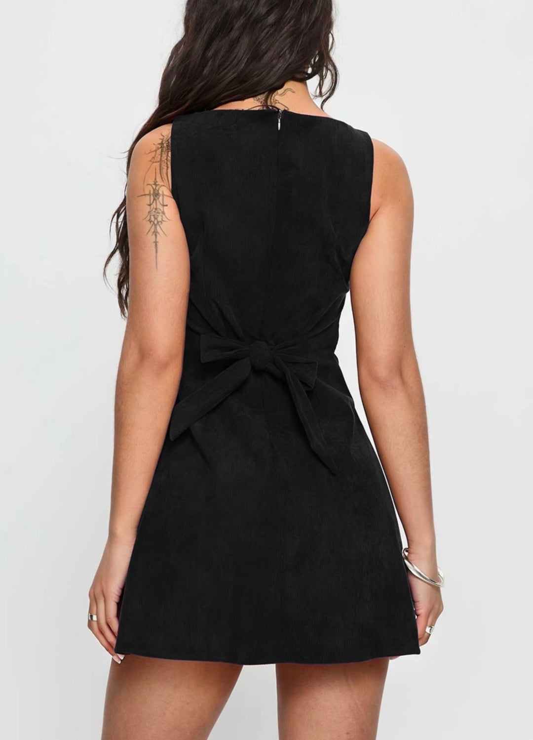 The Bordeaux Hour Mini Dress