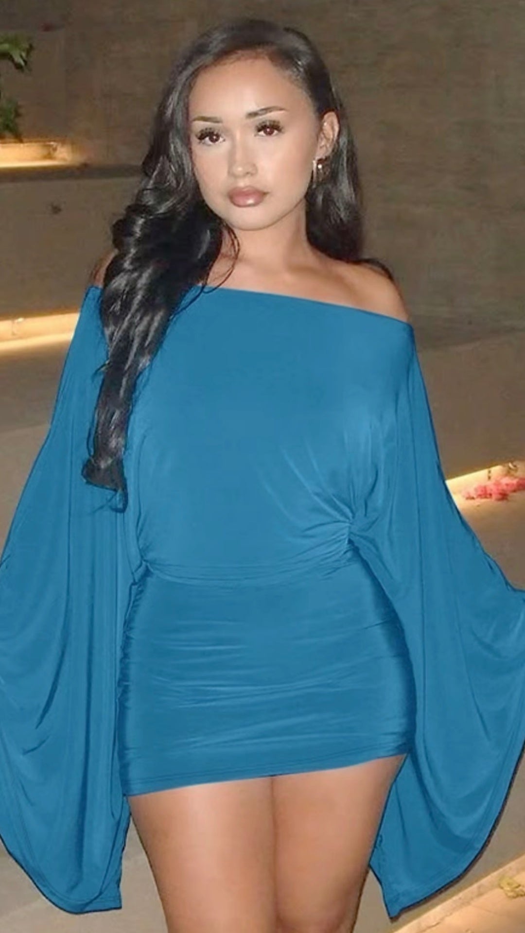 The Azure Élan Dress