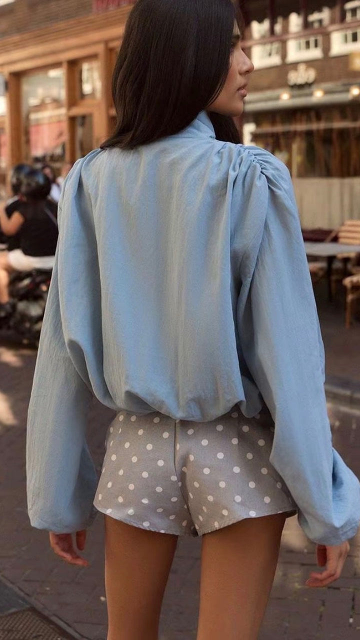 THE BLUE HOUR™ CLASP-FRONT BLOUSE