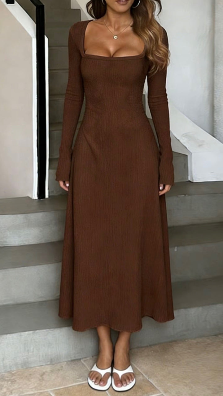 The Amara Sculpted Maxi Dress