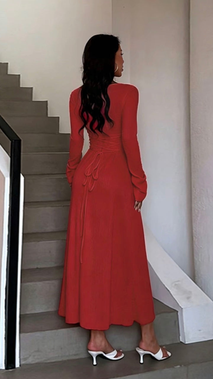 The Amara Sculpted Maxi Dress