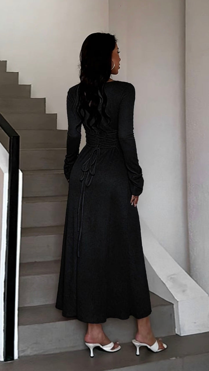 The Amara Sculpted Maxi Dress